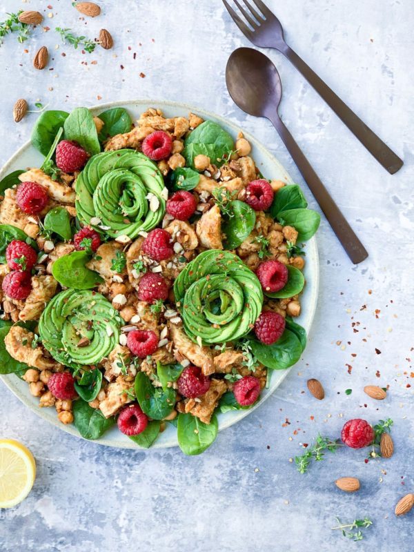 Frijsenborg salat med kylling og kikærter