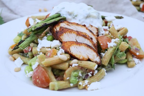 Frijsenborg brystfilet ChipotleBBQ med pastasalat