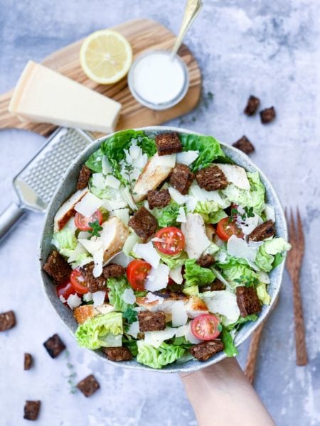 Frijsenborg salat med kylling og parmesan