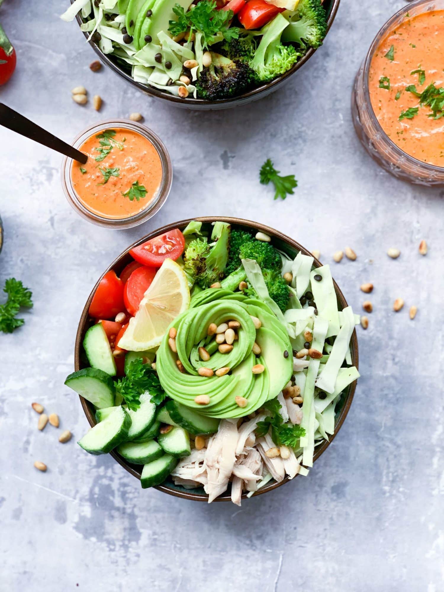 Frijsenborg salatbowl med kylling